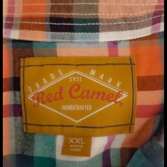 Long sleeve pearl snap plaid button up - Picture 4 of 5